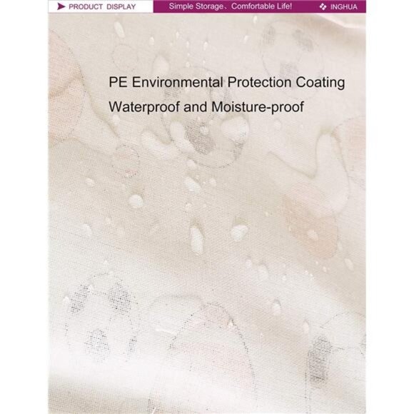 Rectangular Storage Basket Fabric Organizer Bin for Toys,Books,Clothes - Picture 7 of 8